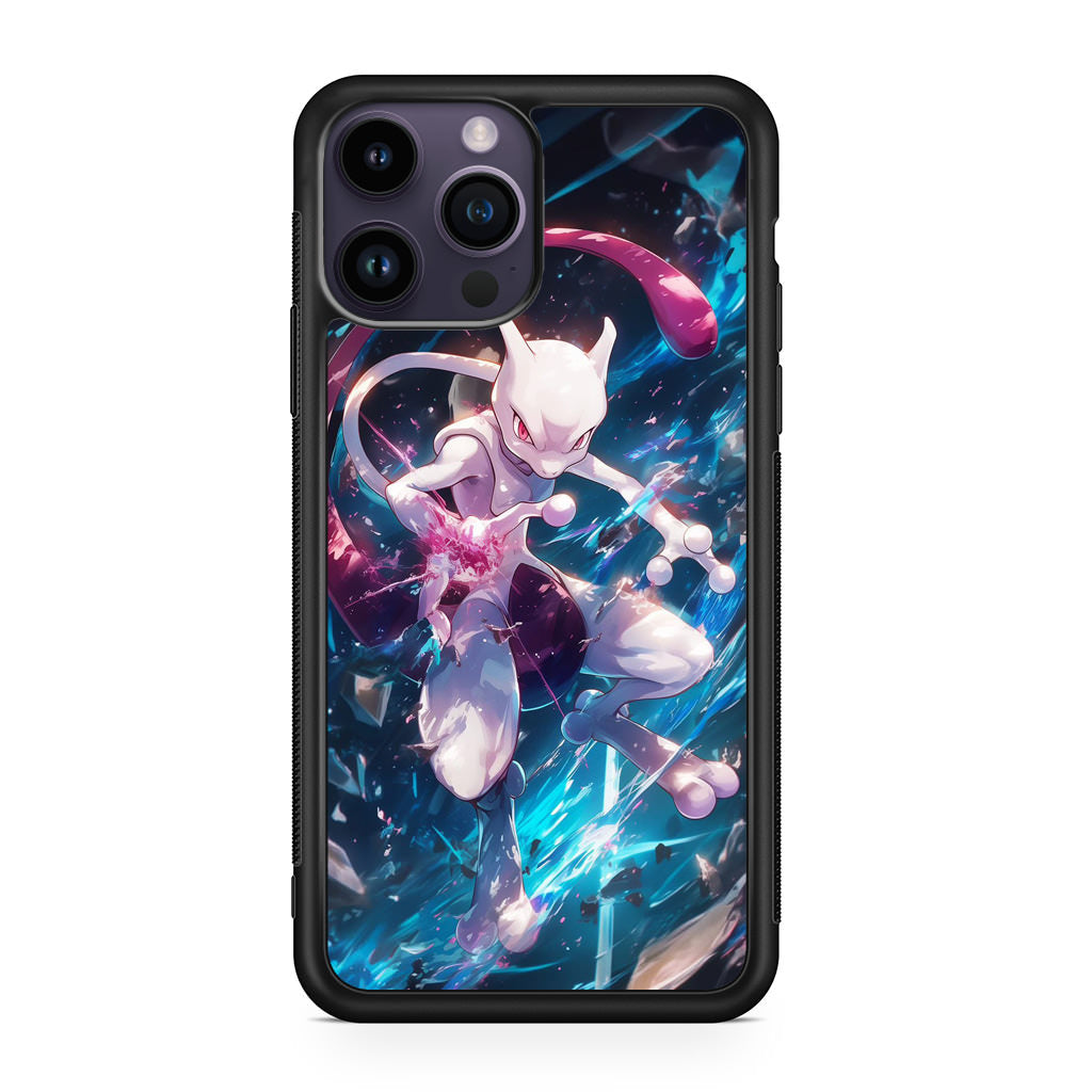 Mewtwo Genesis of Power iPhone 15 Pro / 15 Pro Max Case