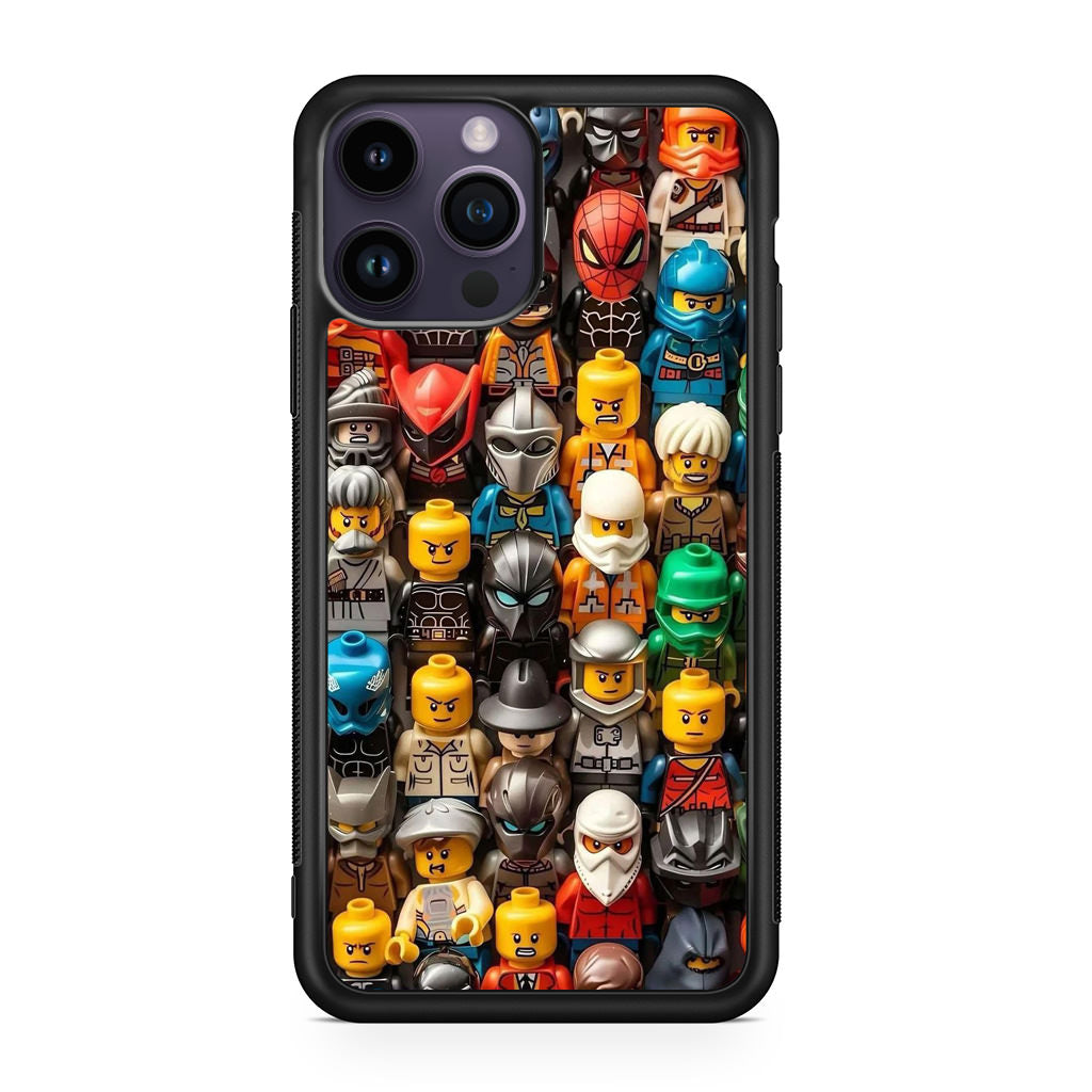 Mini Figures Heroes Assemble iPhone 15 Pro / 15 Pro Max Case