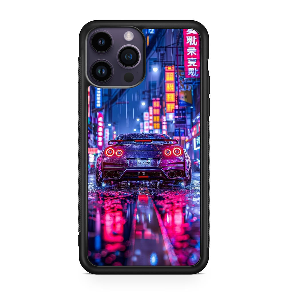 Neon Midnight Drift Tokyo Rain iPhone 15 Pro / 15 Pro Max Case