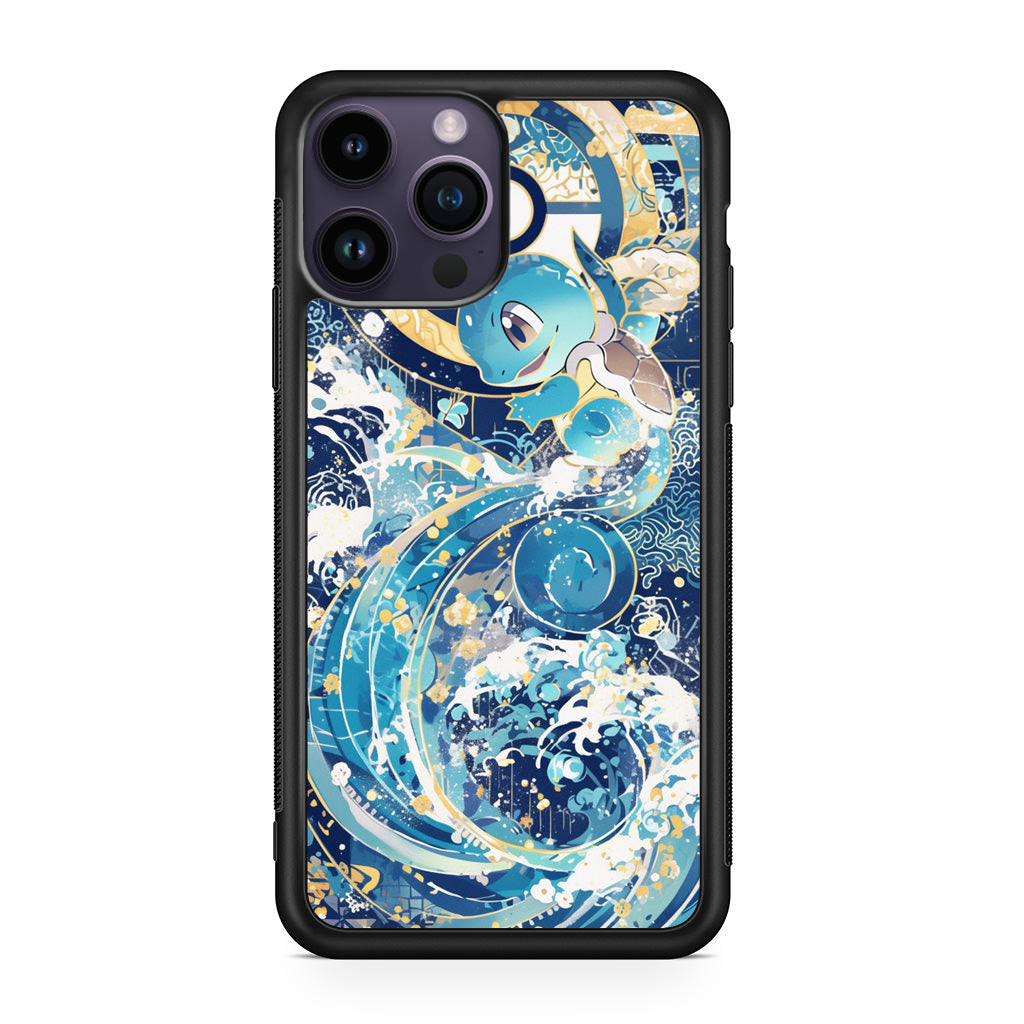 Squirtle Elemental Awakening iPhone 15 Pro / 15 Pro Max Case