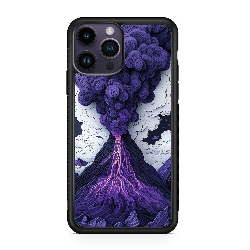 Violet Fury The Awakening Volcano iPhone 15 Pro / 15 Pro Max Case