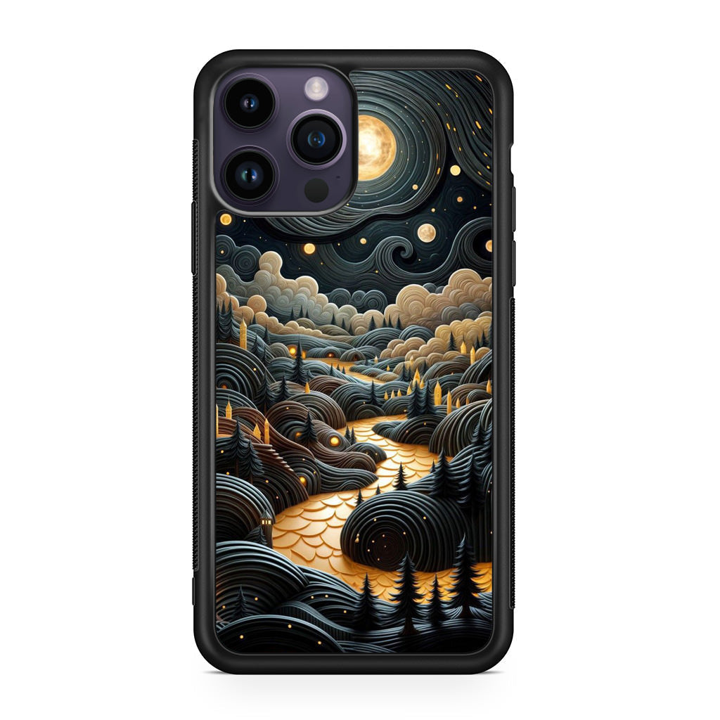 Whispers of the Lunar Valley iPhone 15 Pro / 15 Pro Max Case