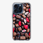 I Love Choco Pattern iPhone 15 Pro / 15 Pro Max Case