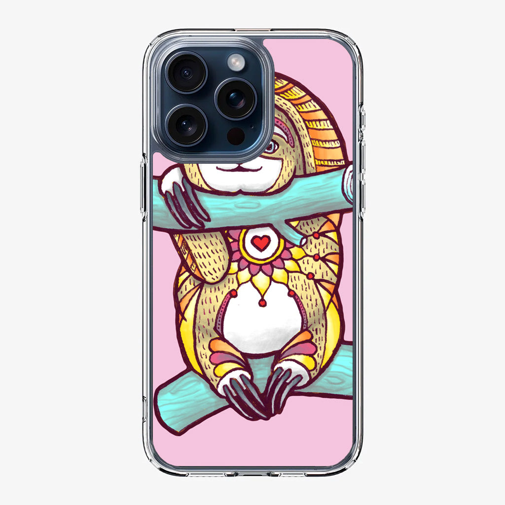 Mandala Sloth iPhone 15 Pro / 15 Pro Max Case