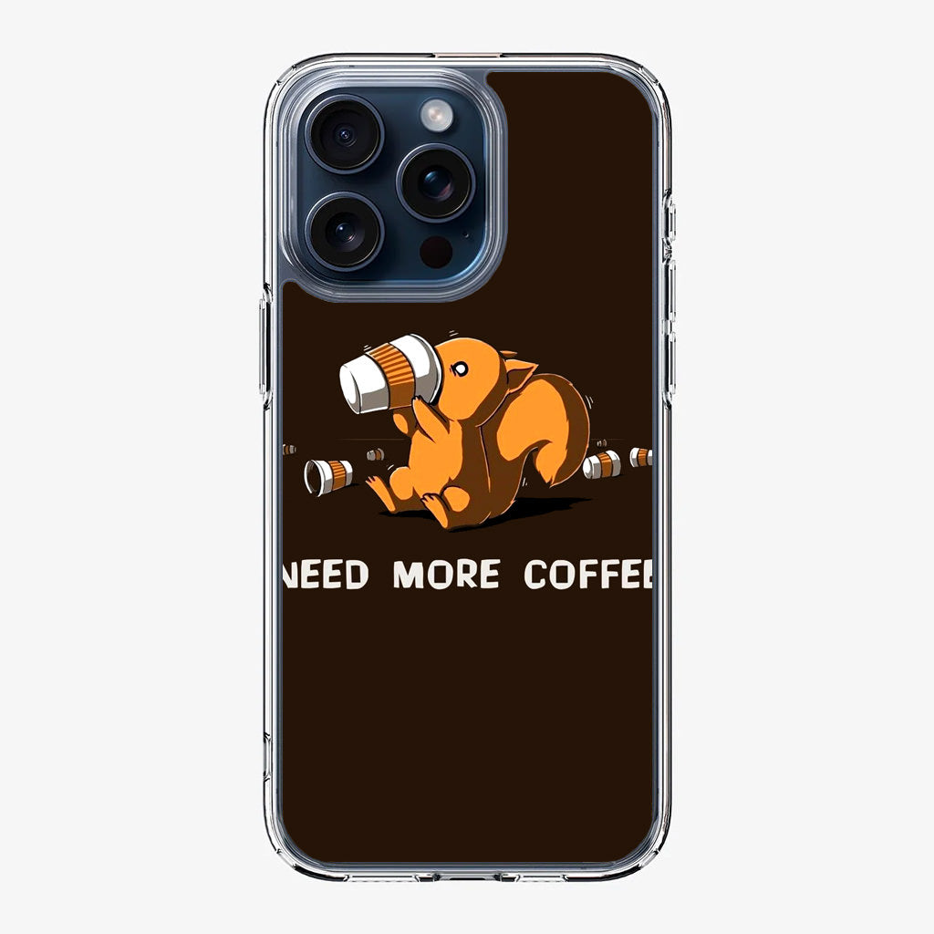 Need More Coffee Programmer Story iPhone 15 Pro / 15 Pro Max Case