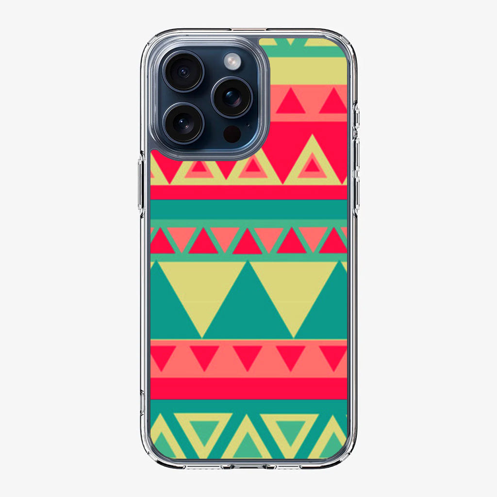 Old Aztec Pattern iPhone 15 Pro / 15 Pro Max Case