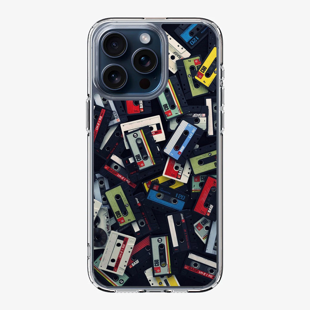 Old Vintage Cassettes iPhone 15 Pro / 15 Pro Max Case