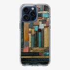 Painted Abstract Wood Sculptures iPhone 15 Pro / 15 Pro Max Case