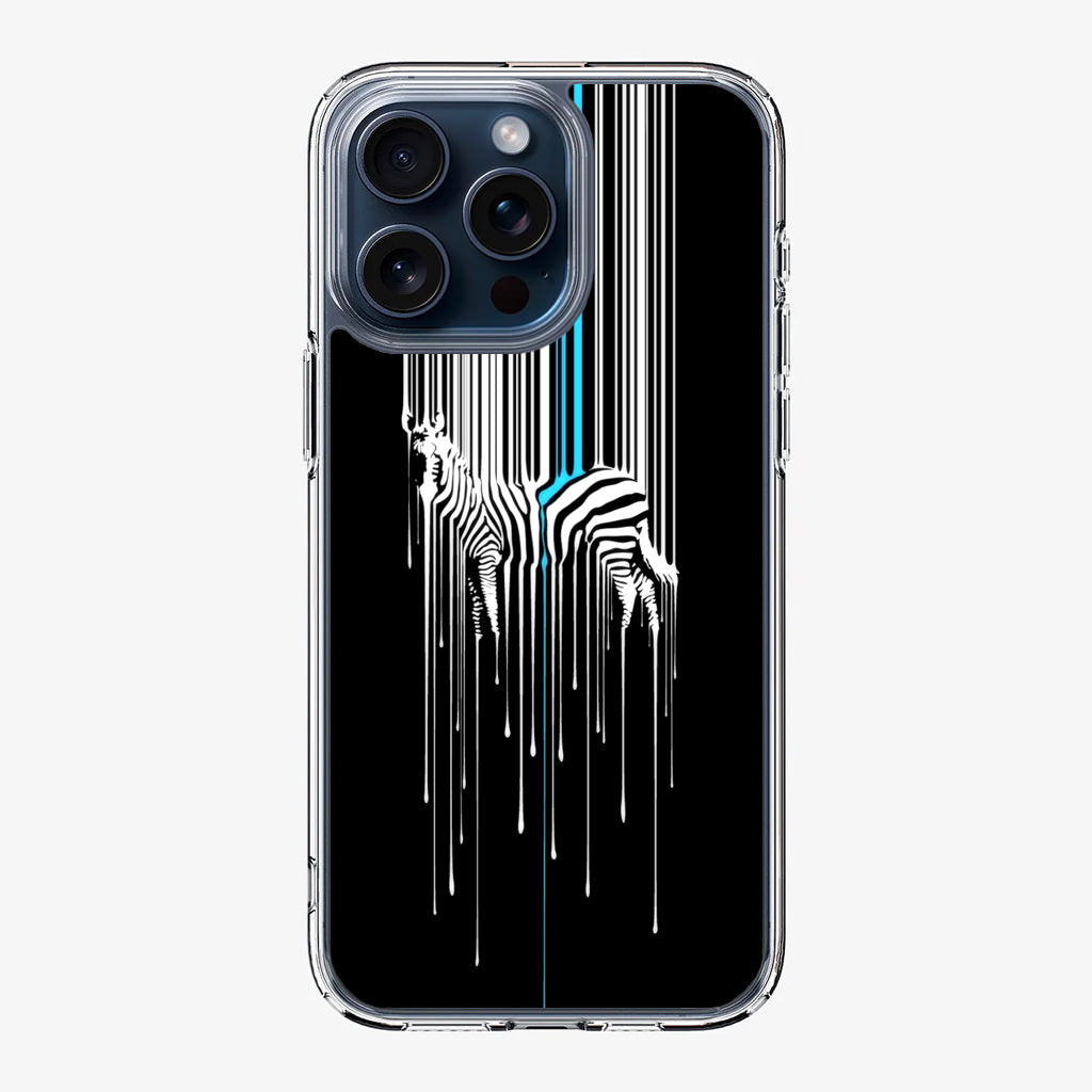 Painting Zebra iPhone 15 Pro / 15 Pro Max Case