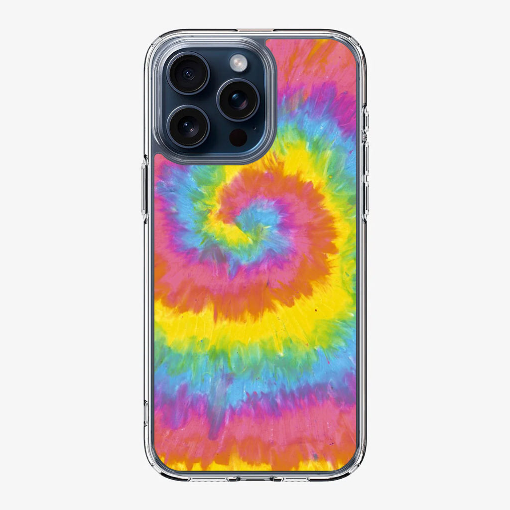 Pastel Rainbow Tie Dye iPhone 15 Pro / 15 Pro Max Case