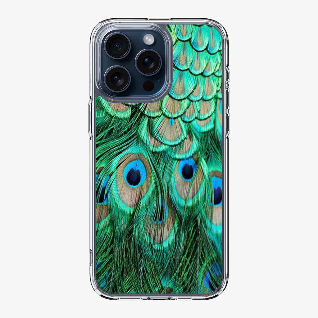 Peacock Feather iPhone 15 Pro / 15 Pro Max Case