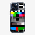Scheme Pause TV Colorful Mesh iPhone 15 Pro / 15 Pro Max Case
