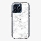 White Marble iPhone 15 Pro / 15 Pro Max Case
