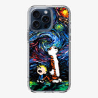 Calvin Art At Starry Night iPhone 15 Pro / 15 Pro Max Case