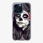 Girl Skull Flower iPhone 15 Pro / 15 Pro Max Case