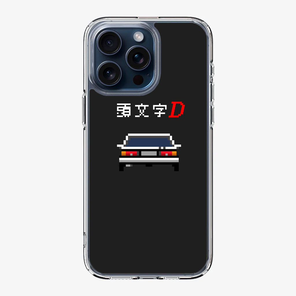 Initial D Pixel Art iPhone 15 Pro / 15 Pro Max Case
