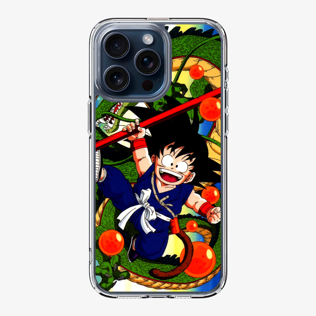 Shenlong And Little Goku Dragon Ball iPhone 15 Pro / 15 Pro Max Case