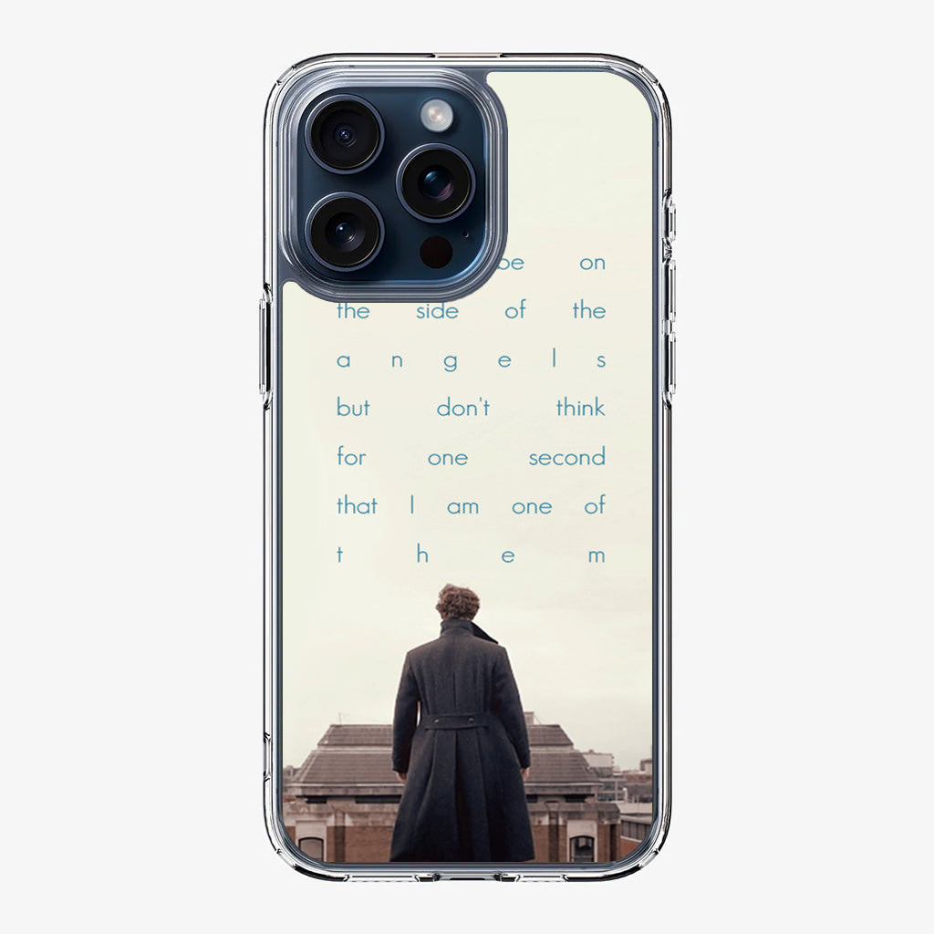 Sherlock Holmes Quote iPhone 15 Pro / 15 Pro Max Case
