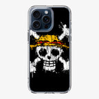 Straw Hat Pirate Logo Paint iPhone 15 Pro / 15 Pro Max Case