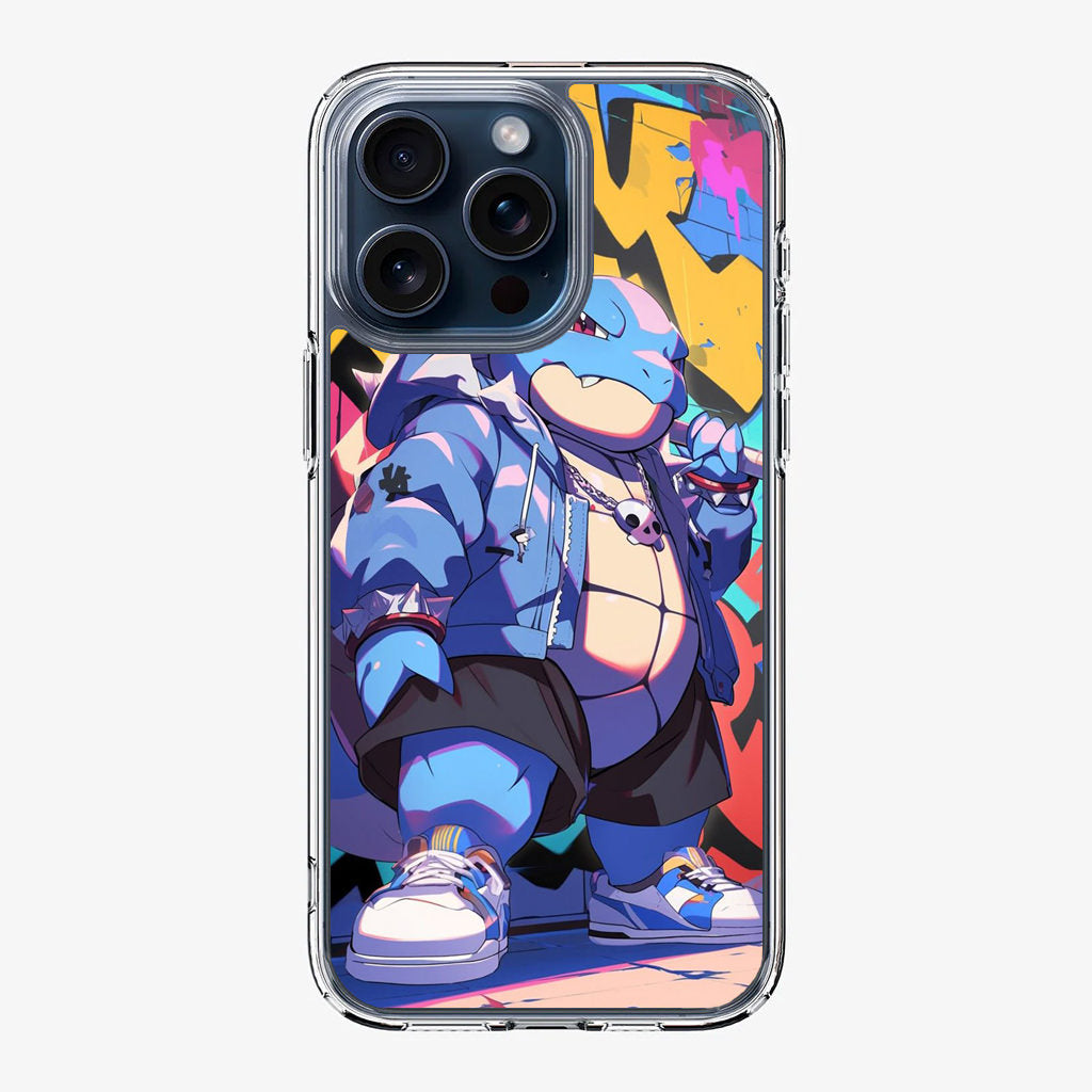 Blastoise Breaks The Block iPhone 15 Pro / 15 Pro Max Case