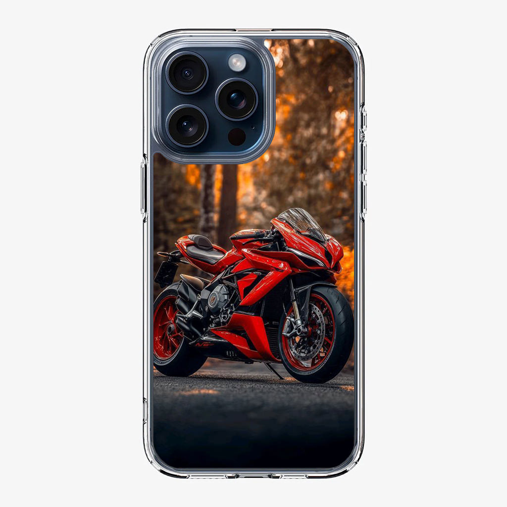 Crimson Velocity in Autumn Flame iPhone 15 Pro / 15 Pro Max Case