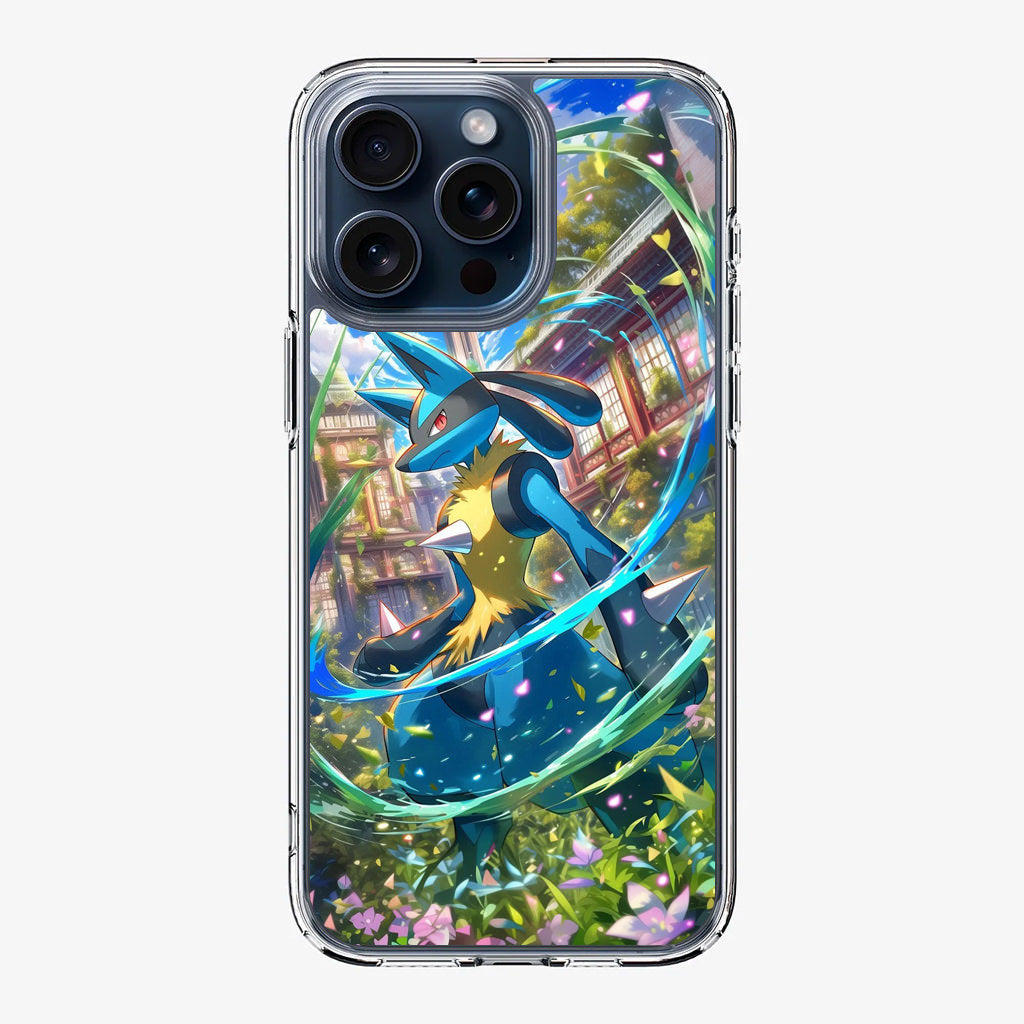 Lucario Precognitive Aura iPhone 15 Pro / 15 Pro Max Case