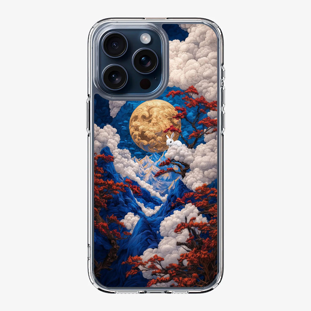 Moonlight Whispers Celestial Peaks iPhone 15 Pro / 15 Pro Max Case