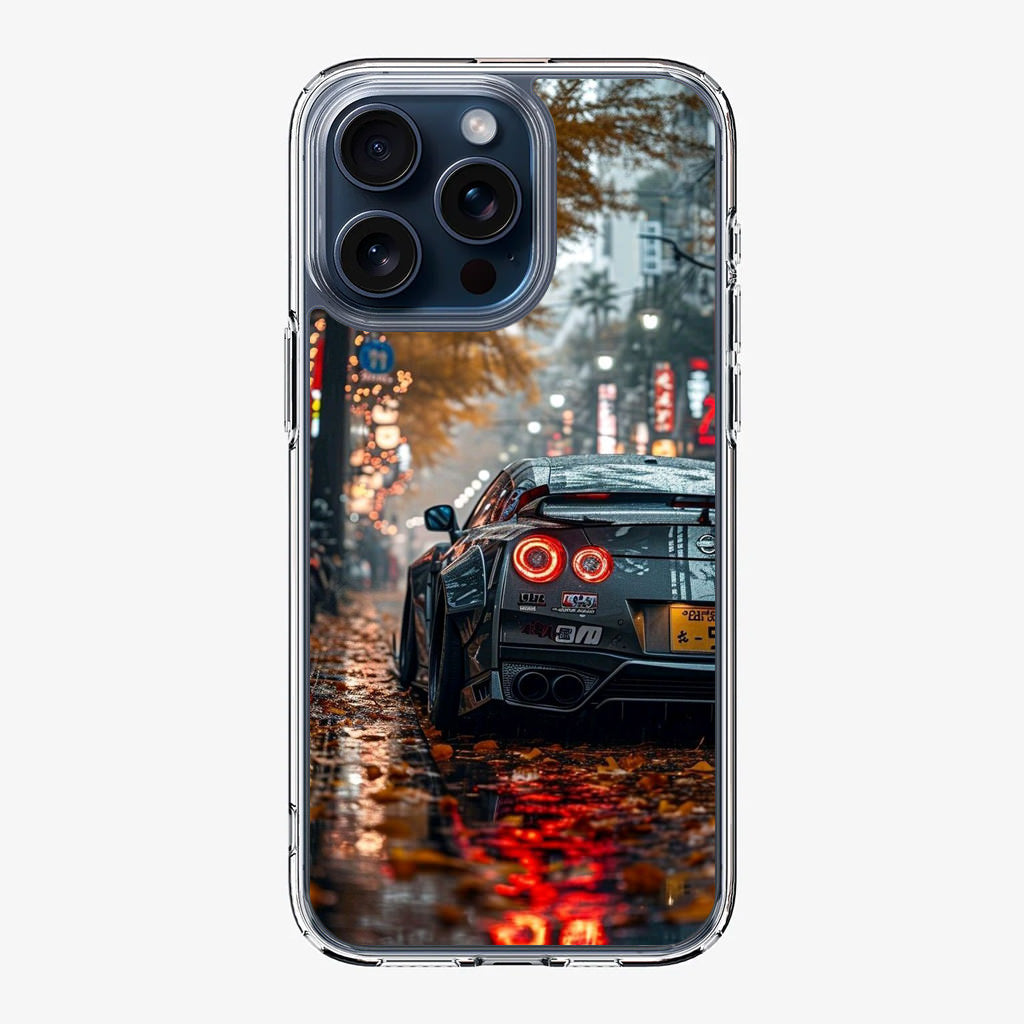 Neon Drift Autumn Streets iPhone 15 Pro / 15 Pro Max Case