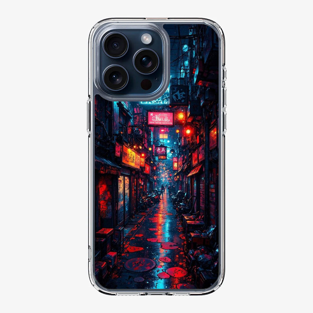 Neon Veins Of The Cyber City iPhone 15 Pro / 15 Pro Max Case