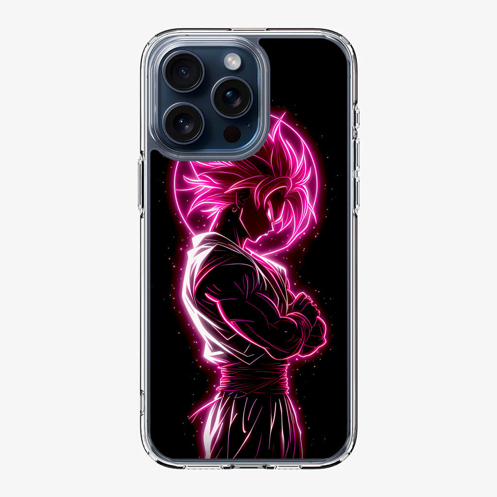 Pink Radiant Saiyan iPhone 15 Pro / 15 Pro Max Case