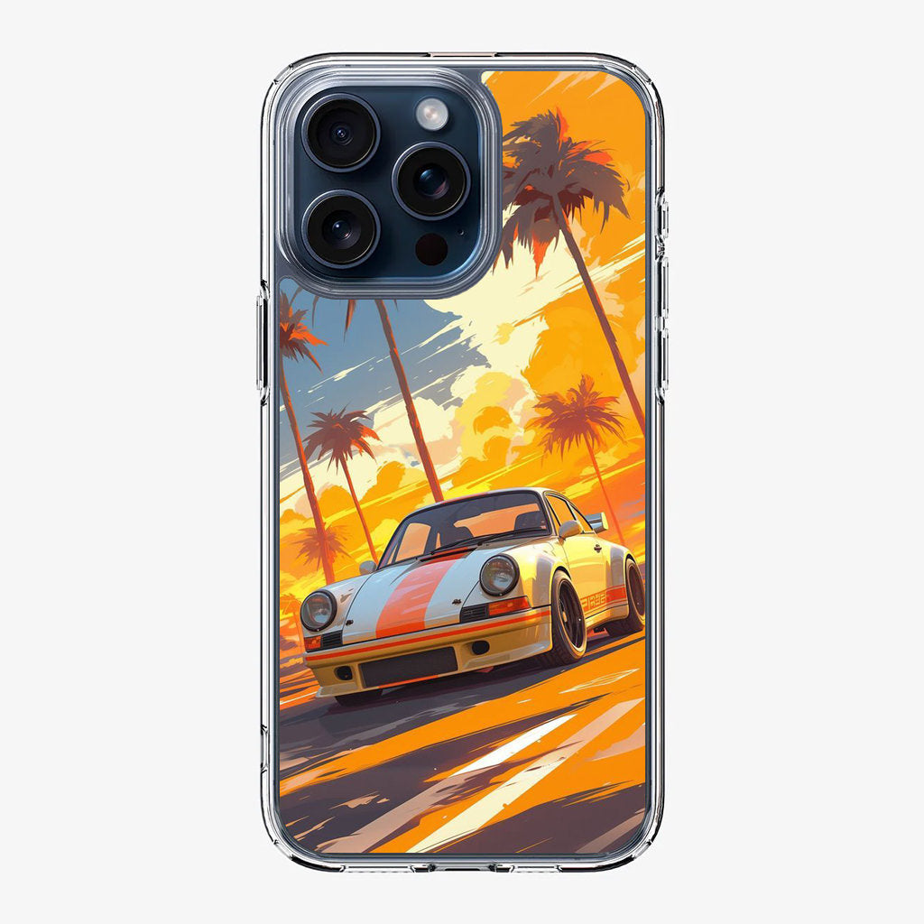 Turbo Dreams in Neon Palms iPhone 15 Pro / 15 Pro Max Case