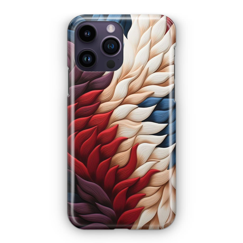 Colorful Feathers Art iPhone 15 Pro / 15 Pro Max Case