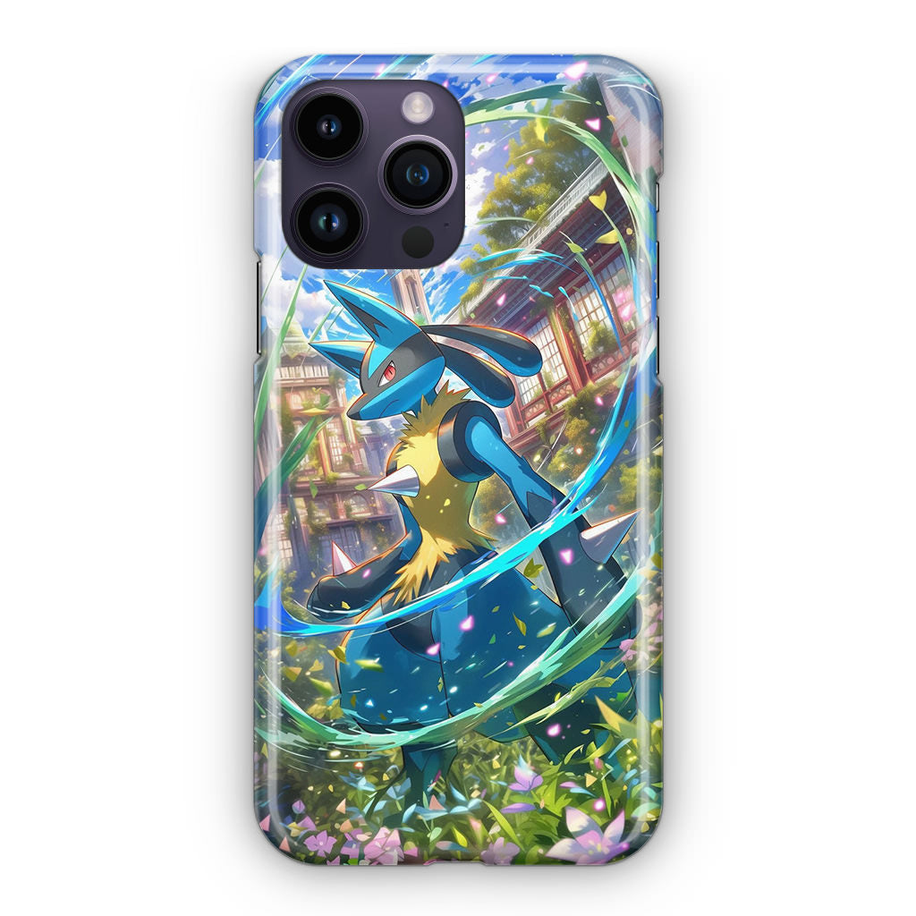 Lucario Precognitive Aura iPhone 15 Pro / 15 Pro Max Case