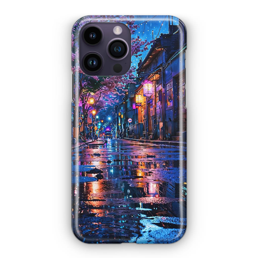 Midnight Sakura Glow iPhone 15 Pro / 15 Pro Max Case