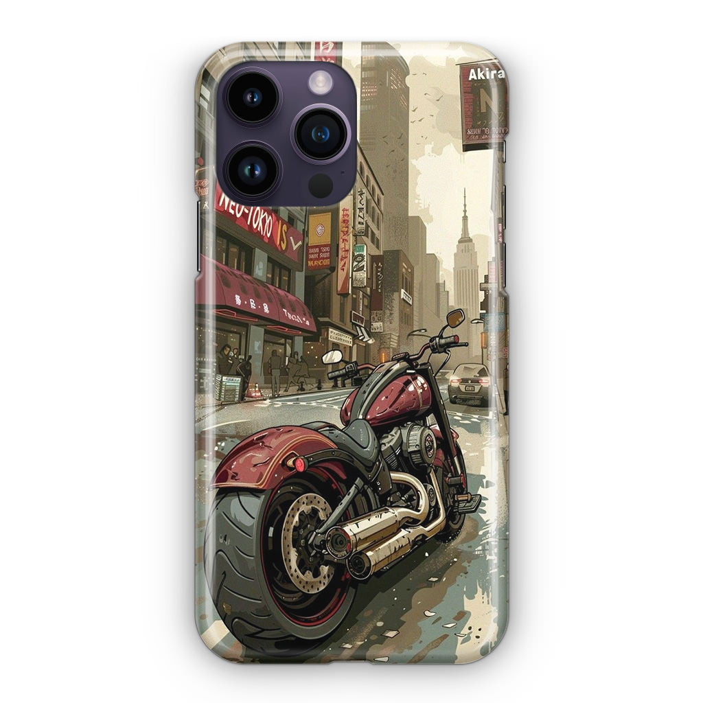 Motorcycle In Tokyo Streets iPhone 15 Pro / 15 Pro Max Case