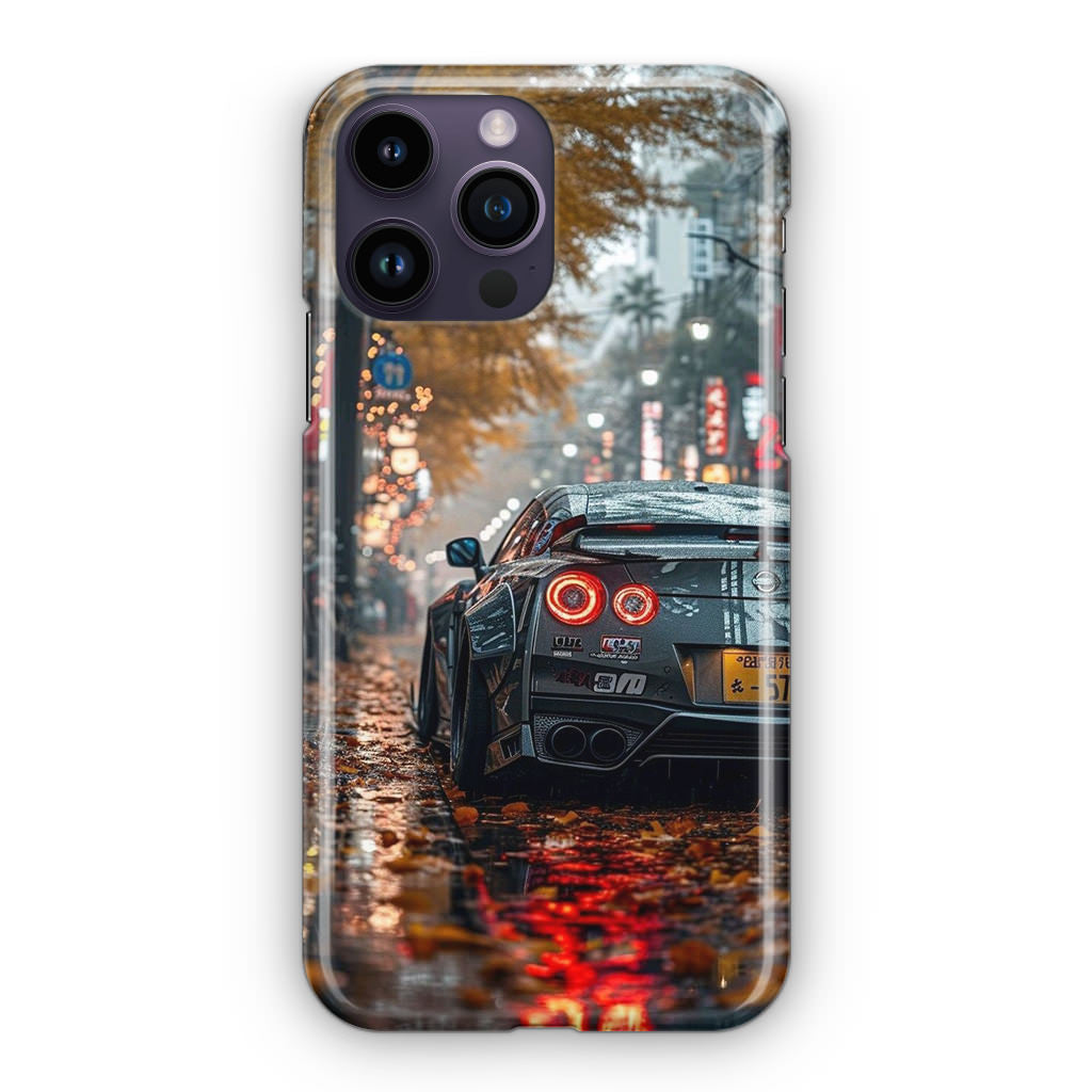 Neon Drift Autumn Streets iPhone 15 Pro / 15 Pro Max Case
