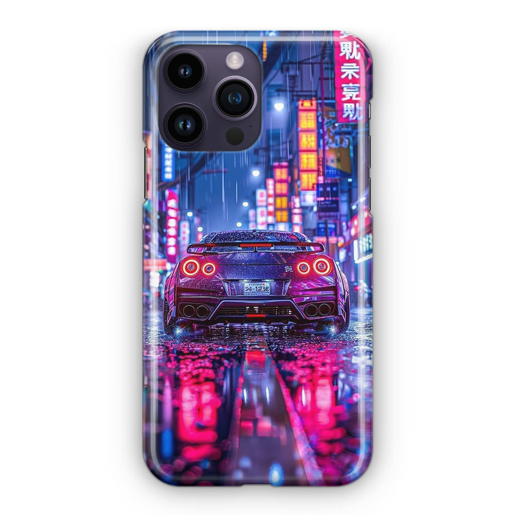 Neon Midnight Drift Tokyo Rain iPhone 15 Pro / 15 Pro Max Case
