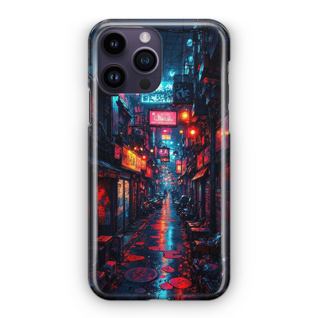 Neon Veins Of The Cyber City iPhone 15 Pro / 15 Pro Max Case