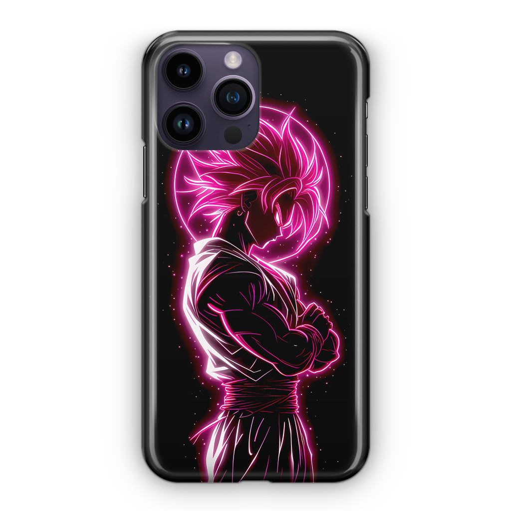 Pink Radiant Saiyan iPhone 15 Pro / 15 Pro Max Case