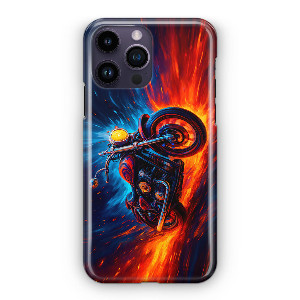 Ride Through Fire and Ice iPhone 15 Pro / 15 Pro Max Case