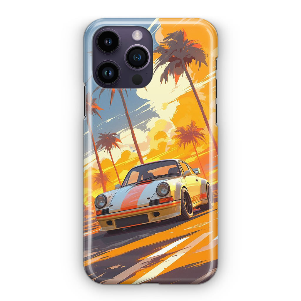 Turbo Dreams in Neon Palms iPhone 15 Pro / 15 Pro Max Case