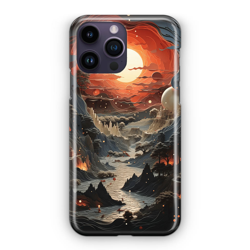 Valley of the Dying Sun iPhone 15 Pro / 15 Pro Max Case