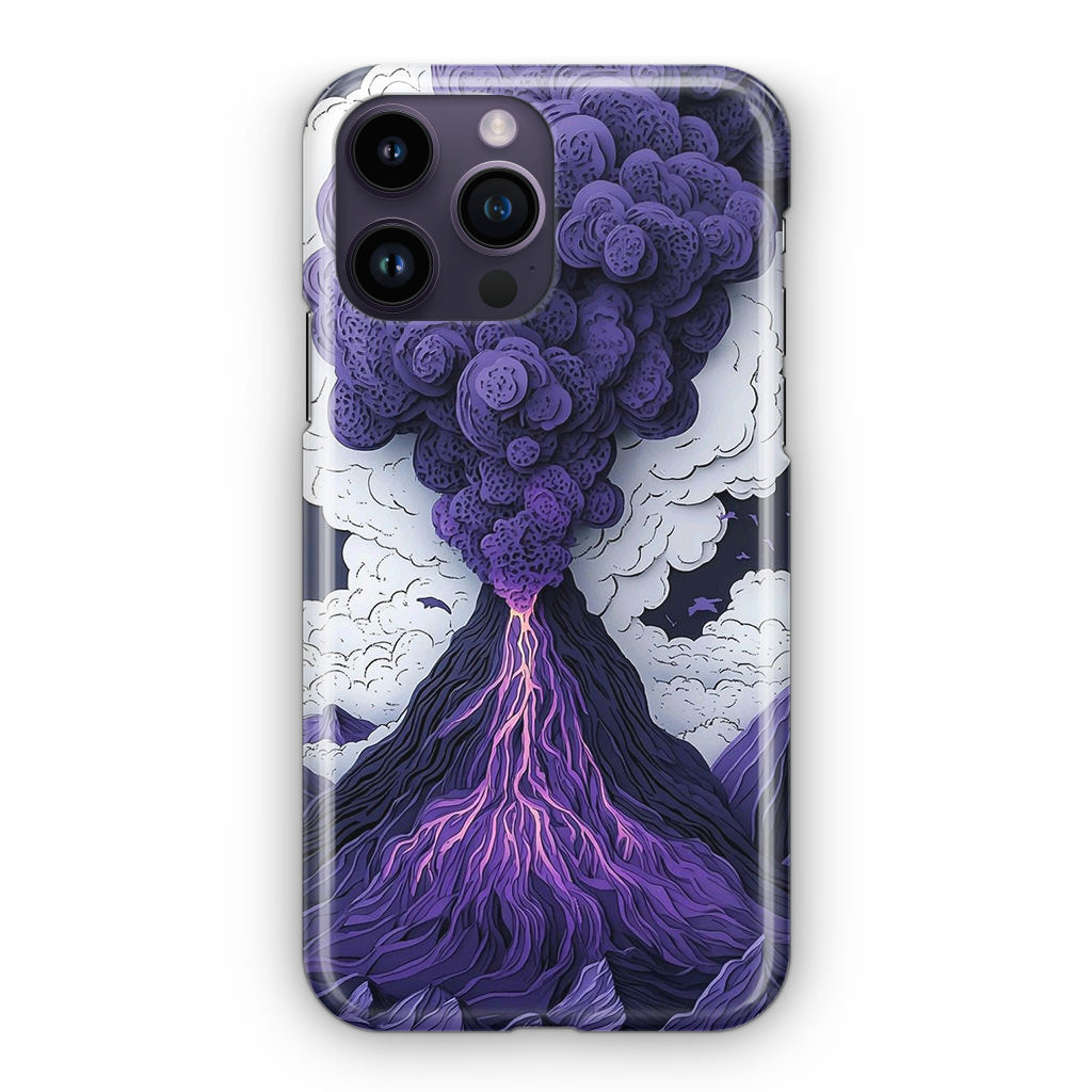 Violet Fury The Awakening Volcano iPhone 15 Pro / 15 Pro Max Case
