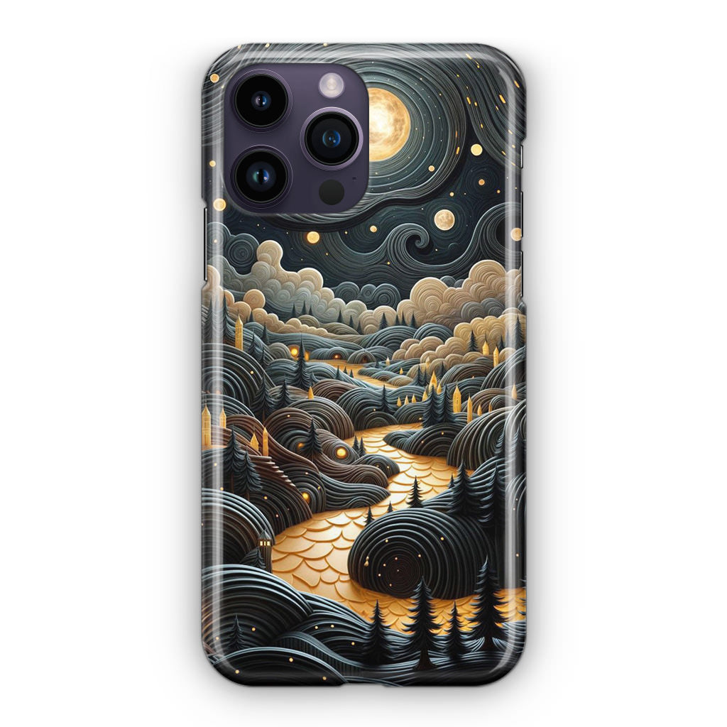 Whispers of the Lunar Valley iPhone 15 Pro / 15 Pro Max Case
