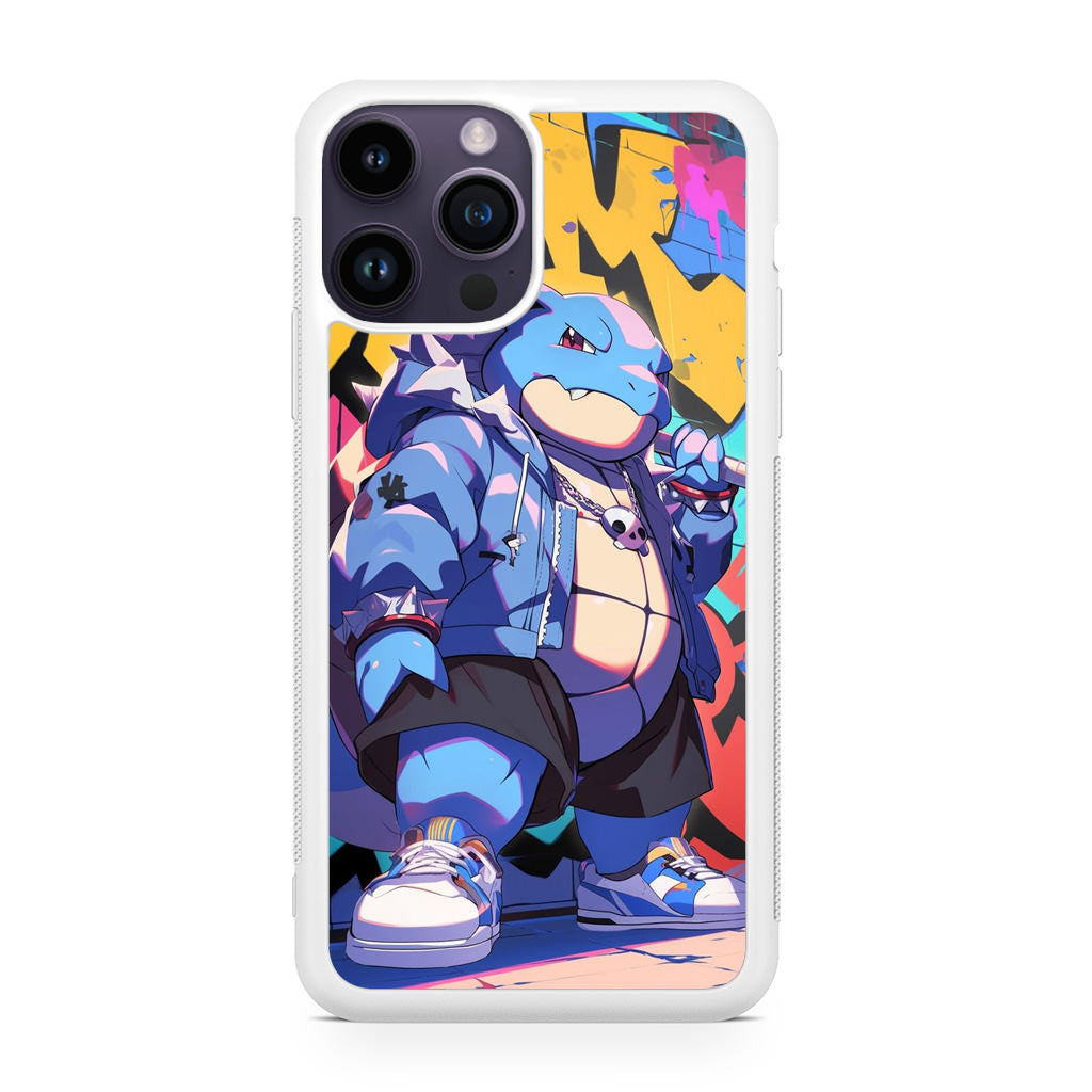 Blastoise Breaks The Block iPhone 15 Pro / 15 Pro Max Case