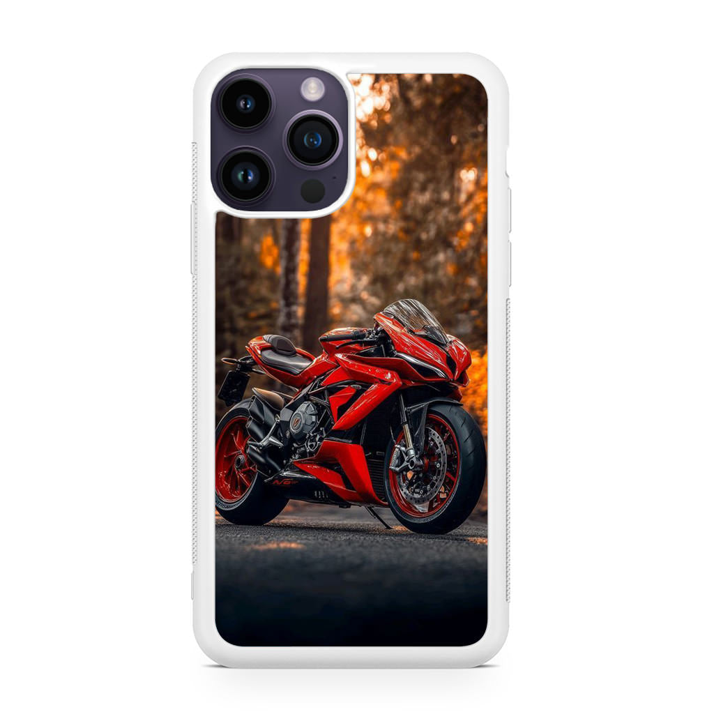 Crimson Velocity in Autumn Flame iPhone 15 Pro / 15 Pro Max Case
