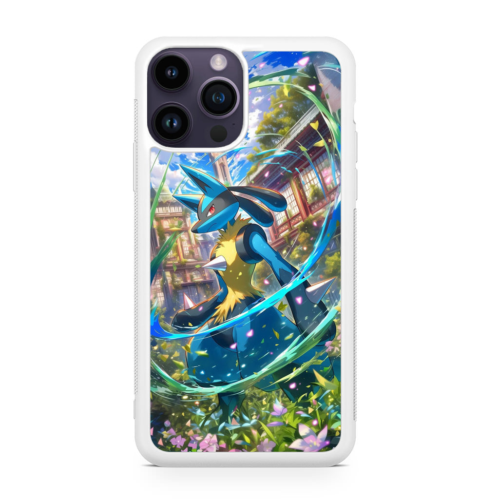 Lucario Precognitive Aura iPhone 15 Pro / 15 Pro Max Case