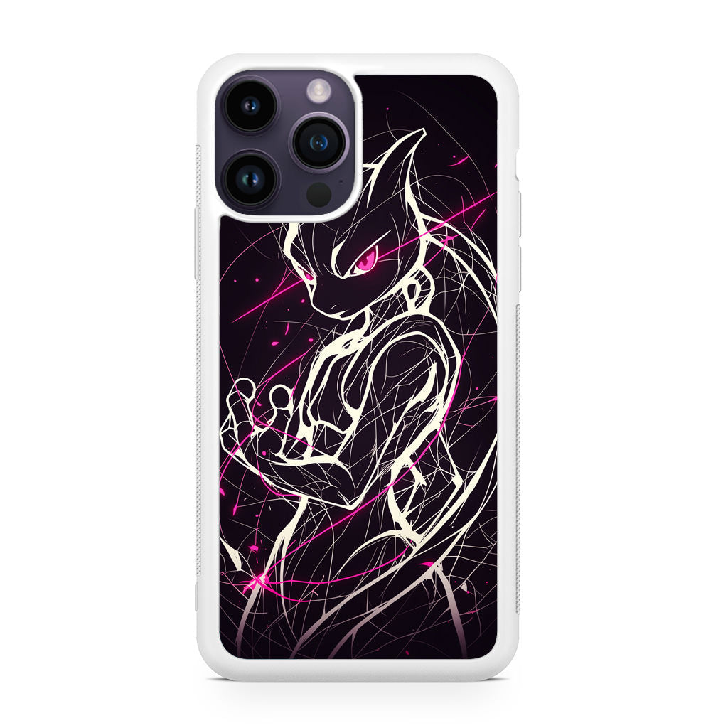 Mewtwo Cosmic Energy iPhone 15 Pro / 15 Pro Max Case