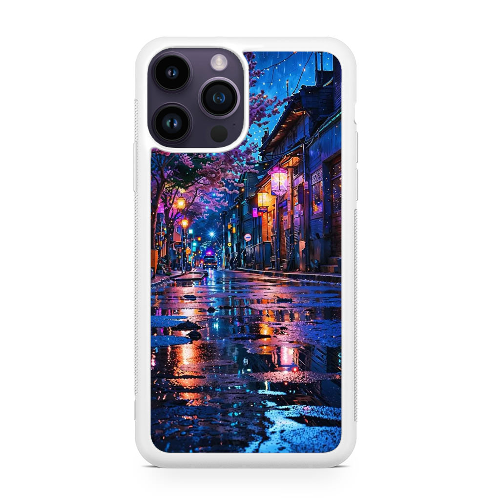 Midnight Sakura Glow iPhone 15 Pro / 15 Pro Max Case