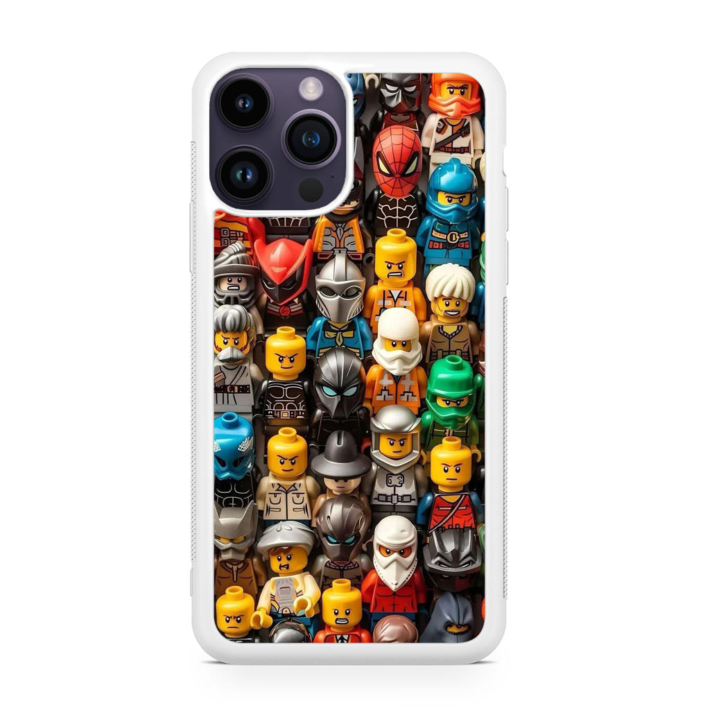 Mini Figures Heroes Assemble iPhone 15 Pro / 15 Pro Max Case
